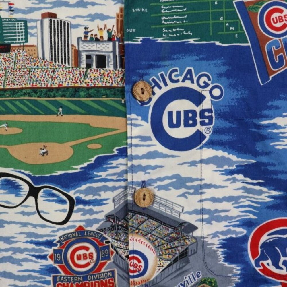 Reyn Spooner Chicago Cubs Baseball Shirt Mens Small Short Sleeve Button - Picture 4 of 8